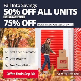 Access Storage - Saskatoon North Promotion