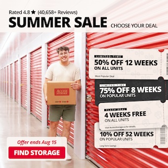 Access Storage - Saskatoon North Promotion