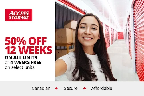 Access Storage - Saskatoon East Promotion
