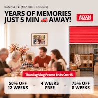 Access Storage - Saskatoon North Promotion